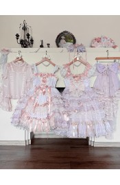 Mademoiselle Pearl Rose Courtyard Blouse, JSK and One Piece(Reservation/2 Colours/Full Payment Without Shipping)